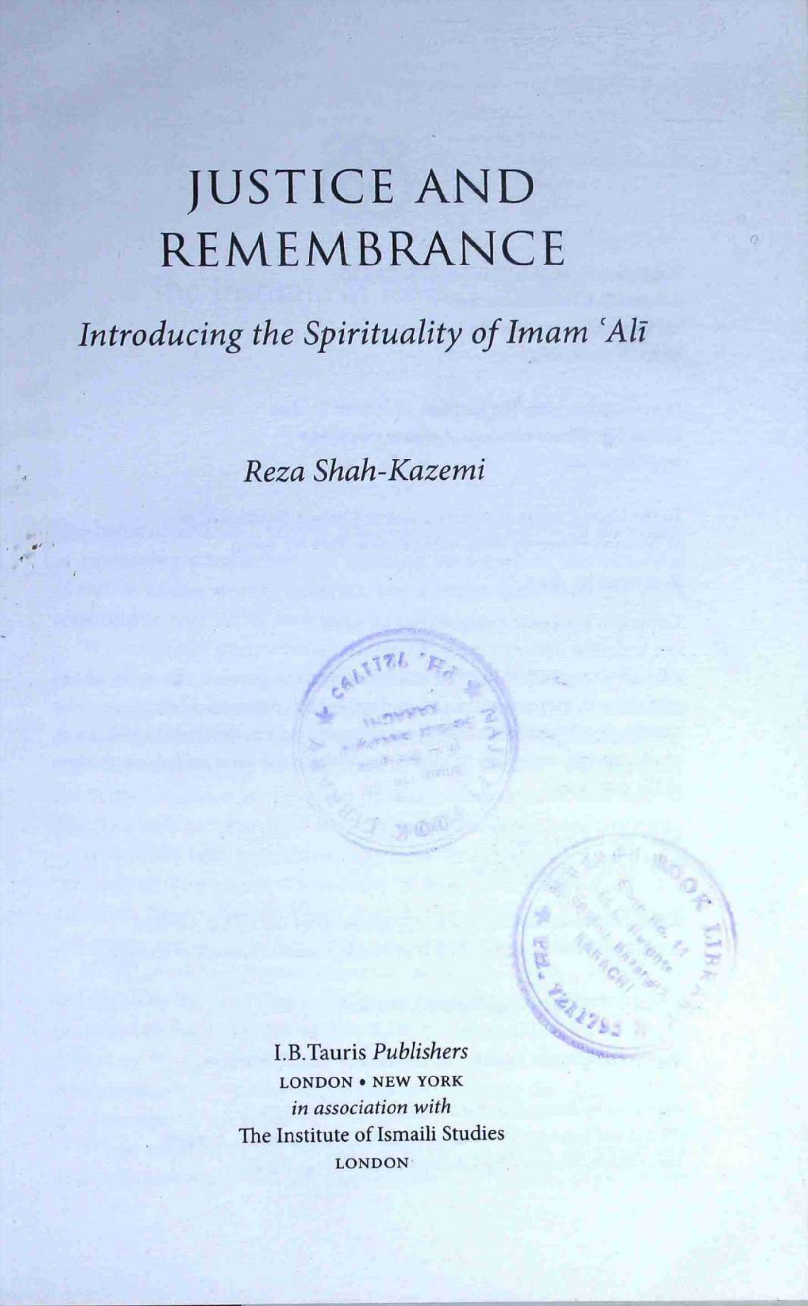 Justice And Remembrance
