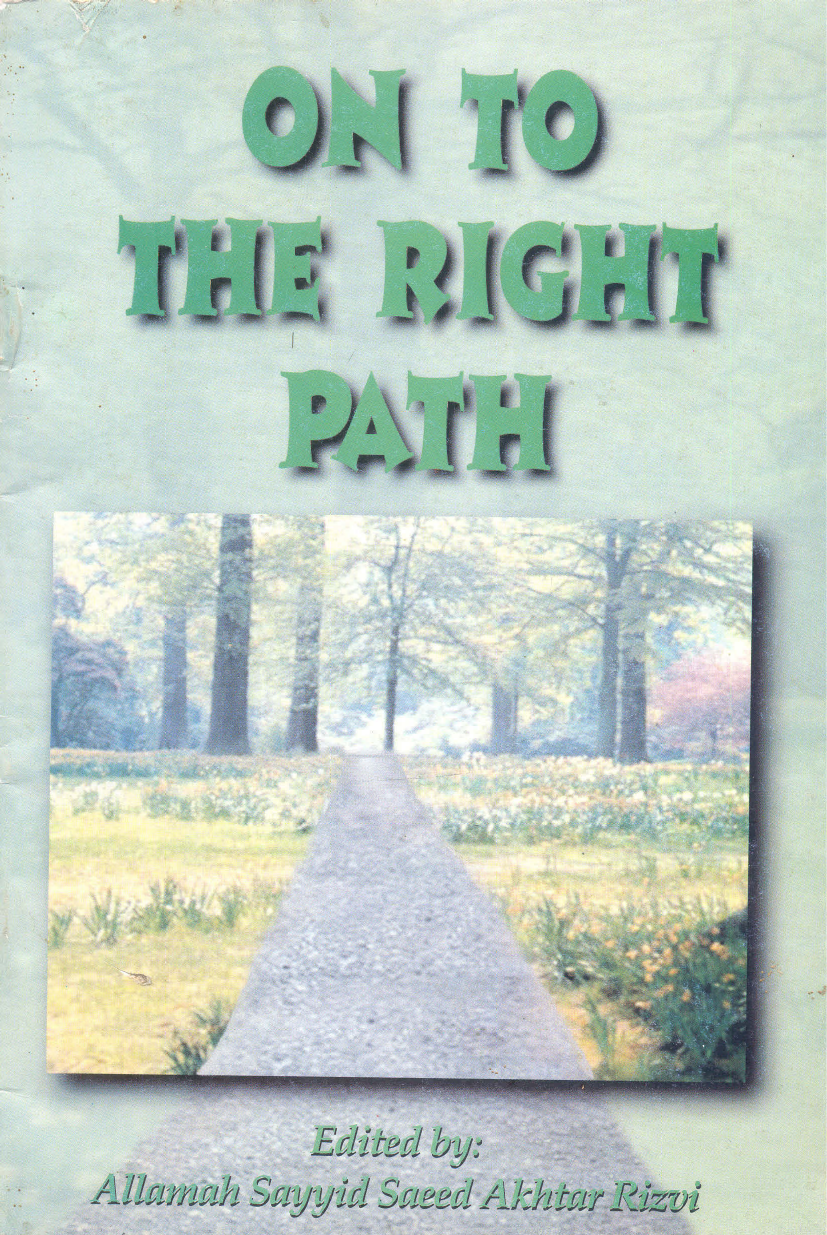 On To The Right Path