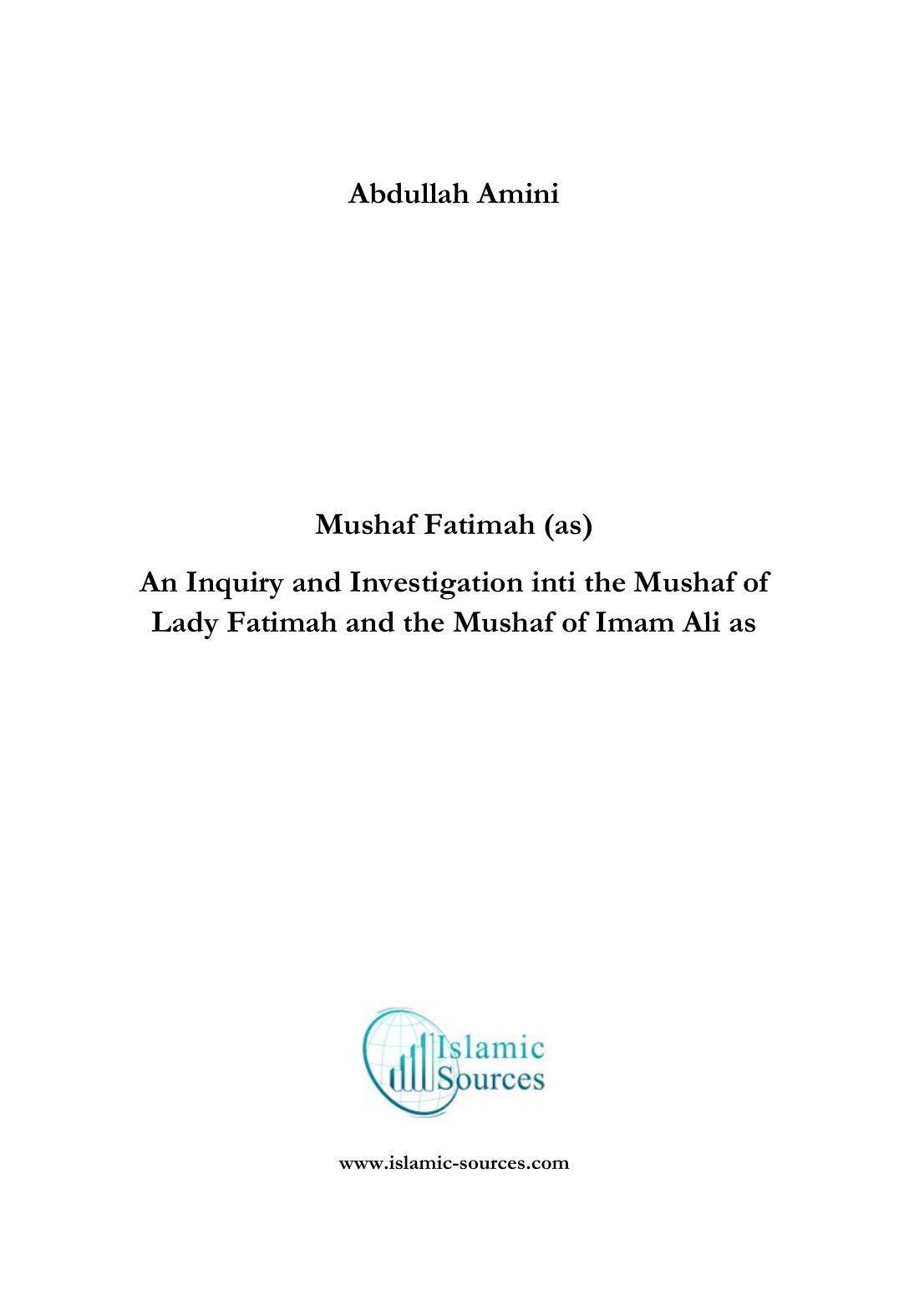 Mushaf Fatimah (a.s)