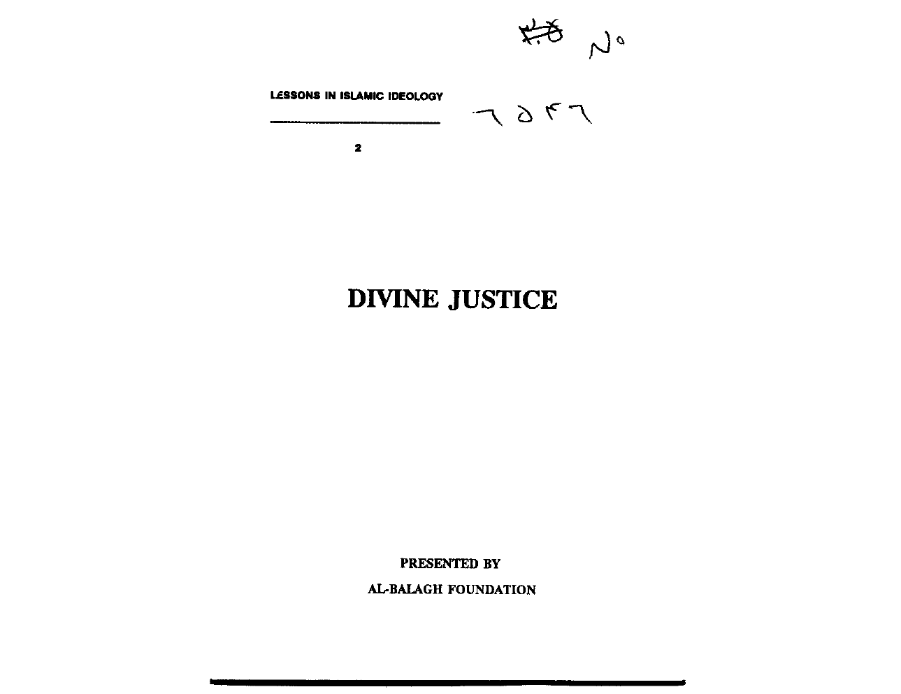 Divine Justice