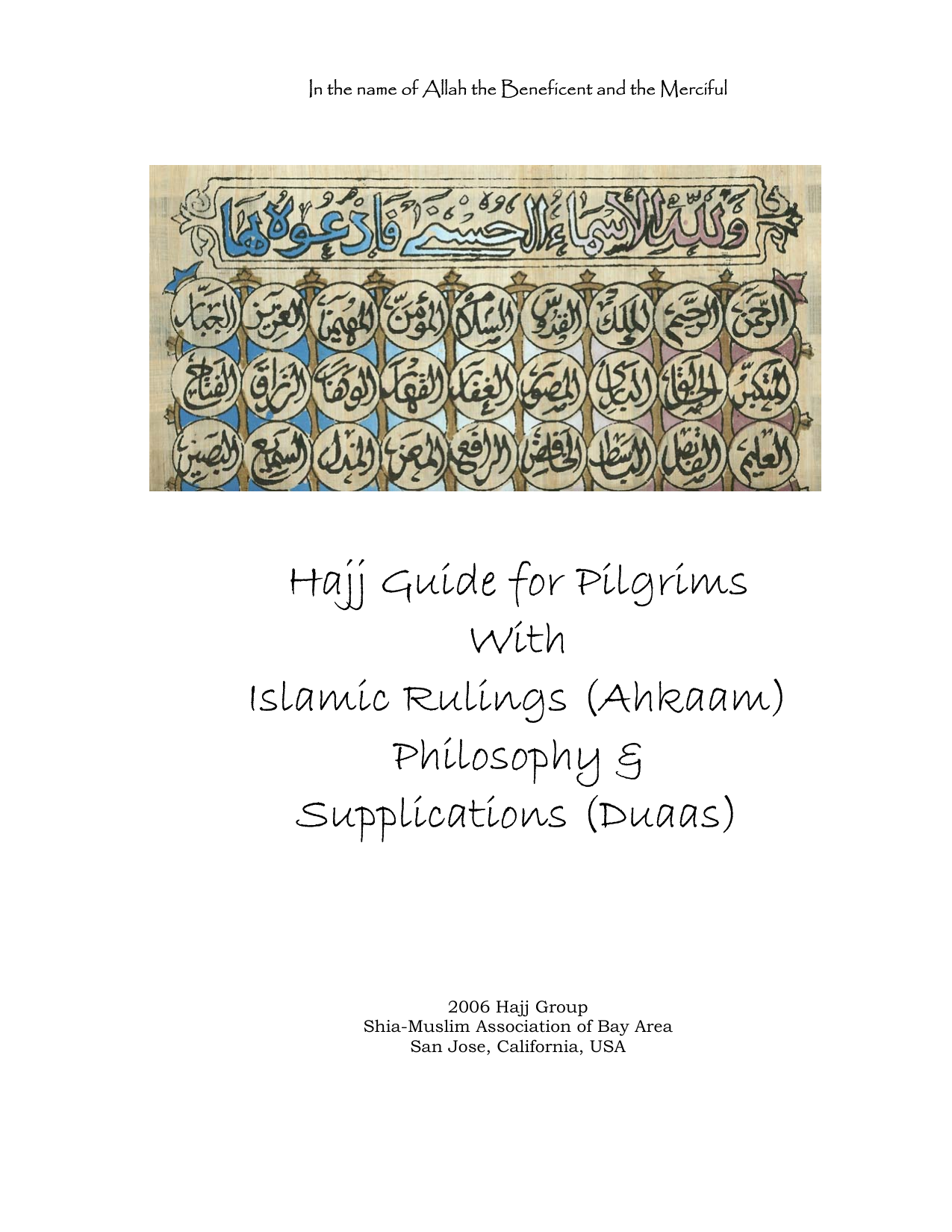 Hajj Guide For Pilgrims