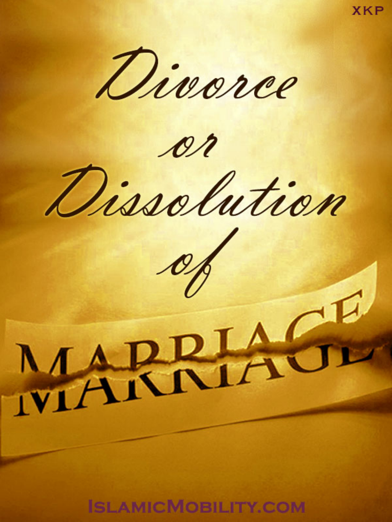 Divorce Or Dissolution Of Marriage