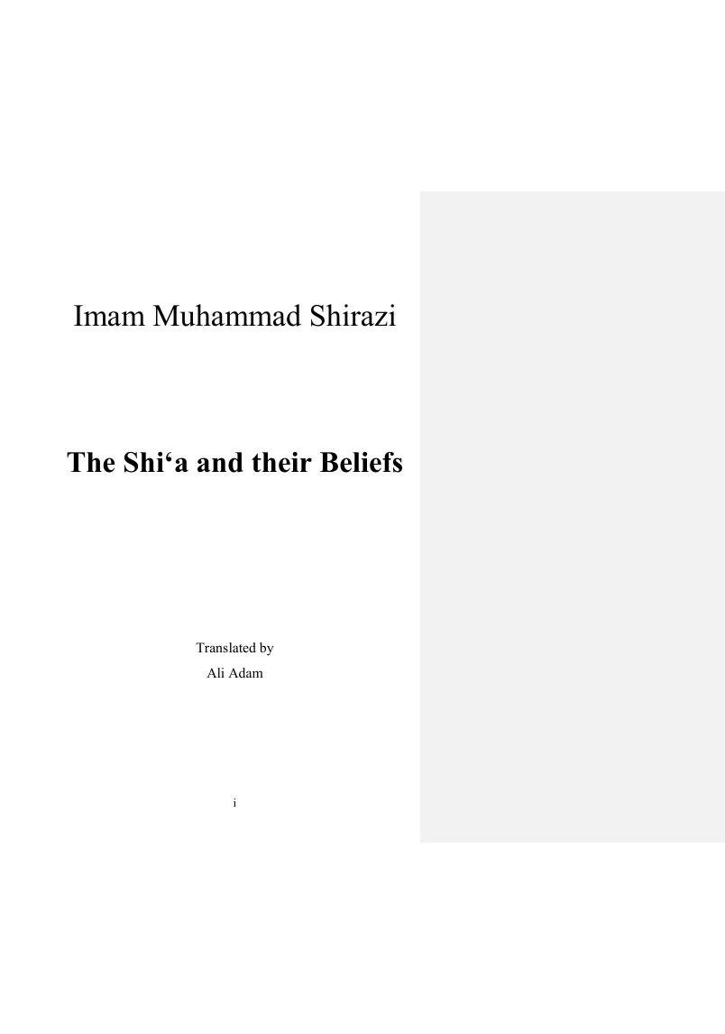 The Family in Islam