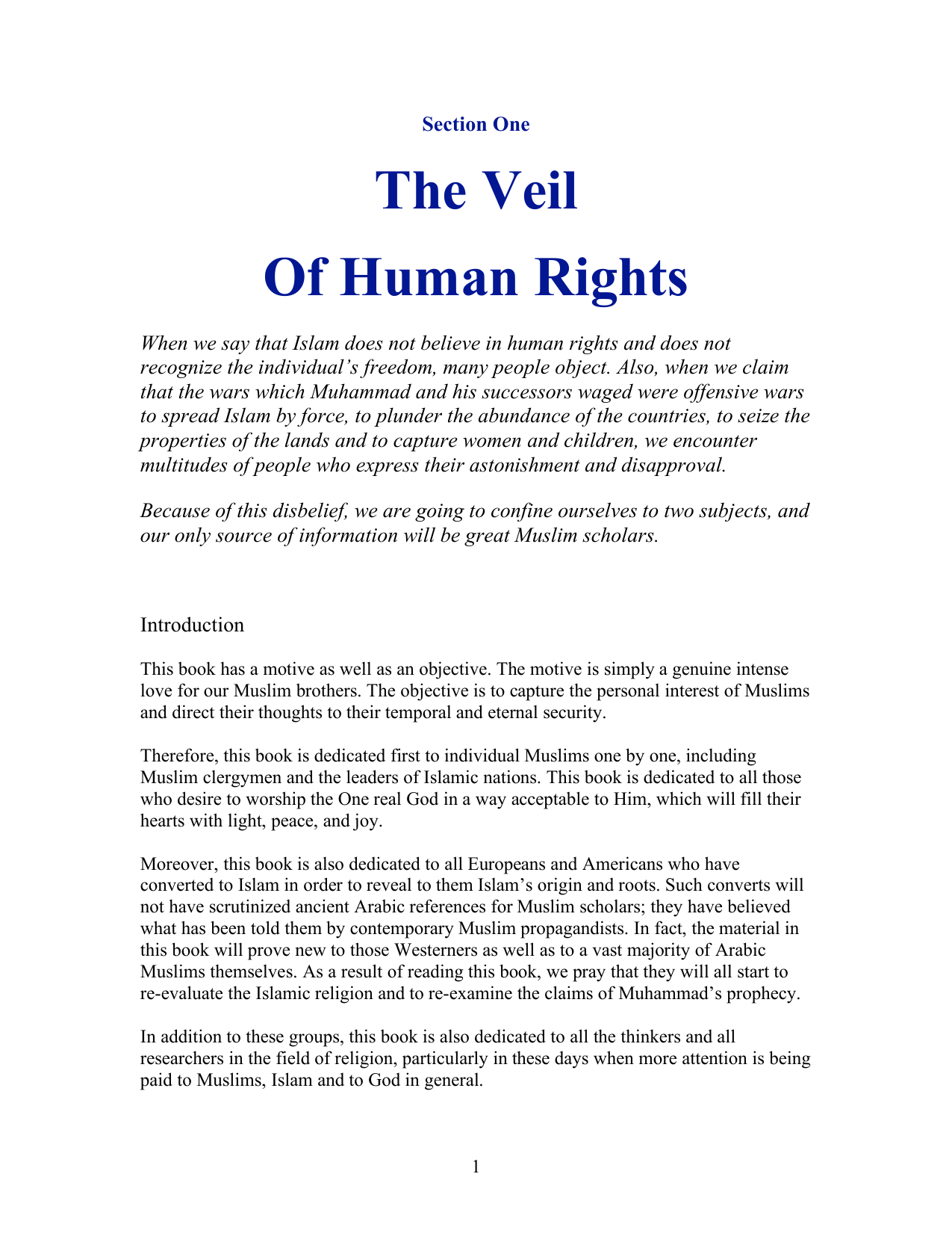 The Veil of Human Rights