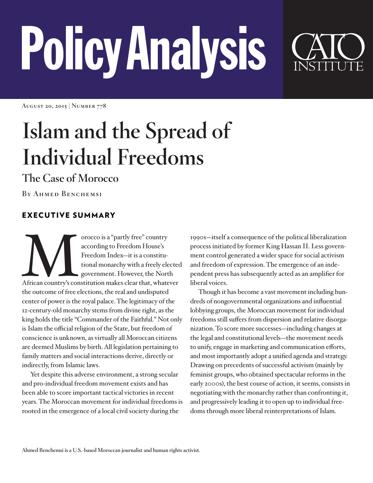 Islam And The Spread of Individual Freedoms