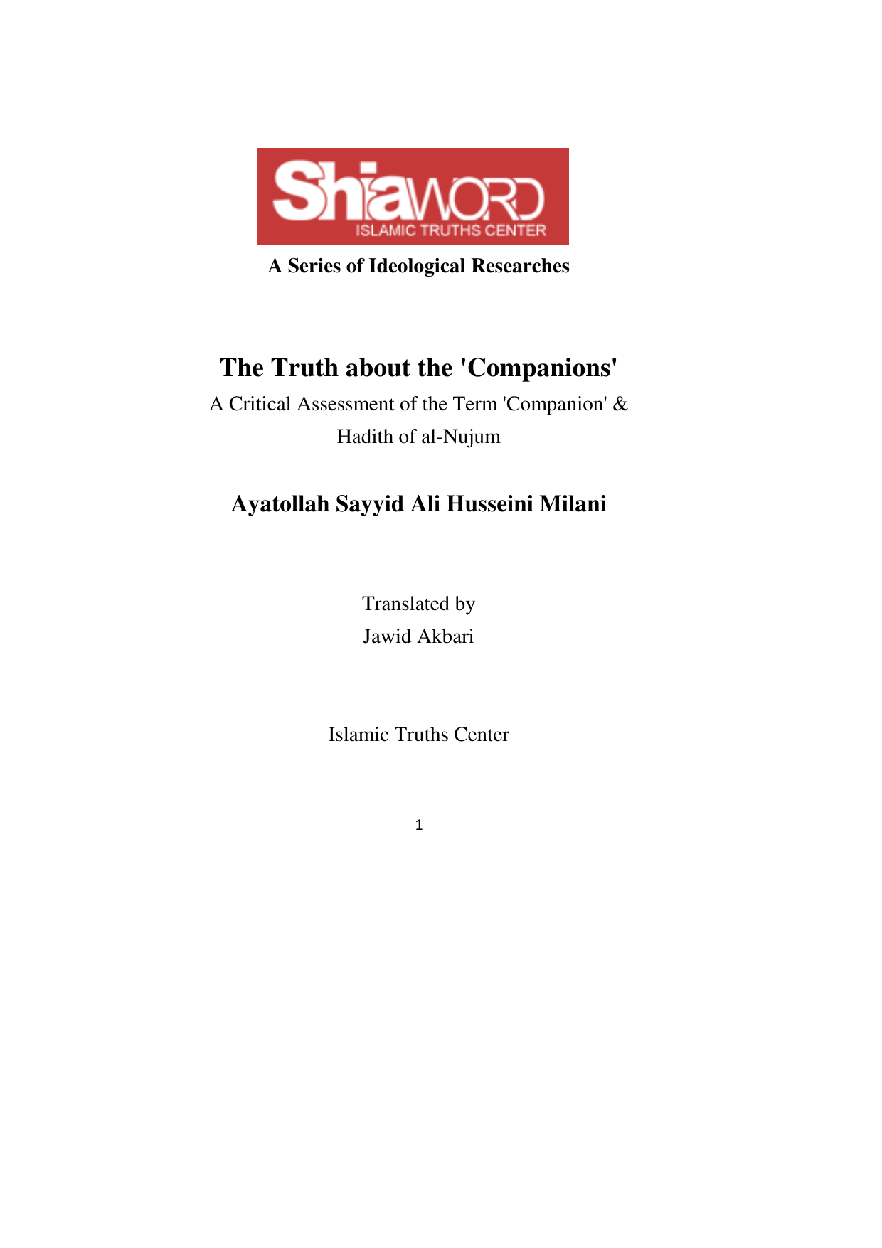 The Truth About The Companions