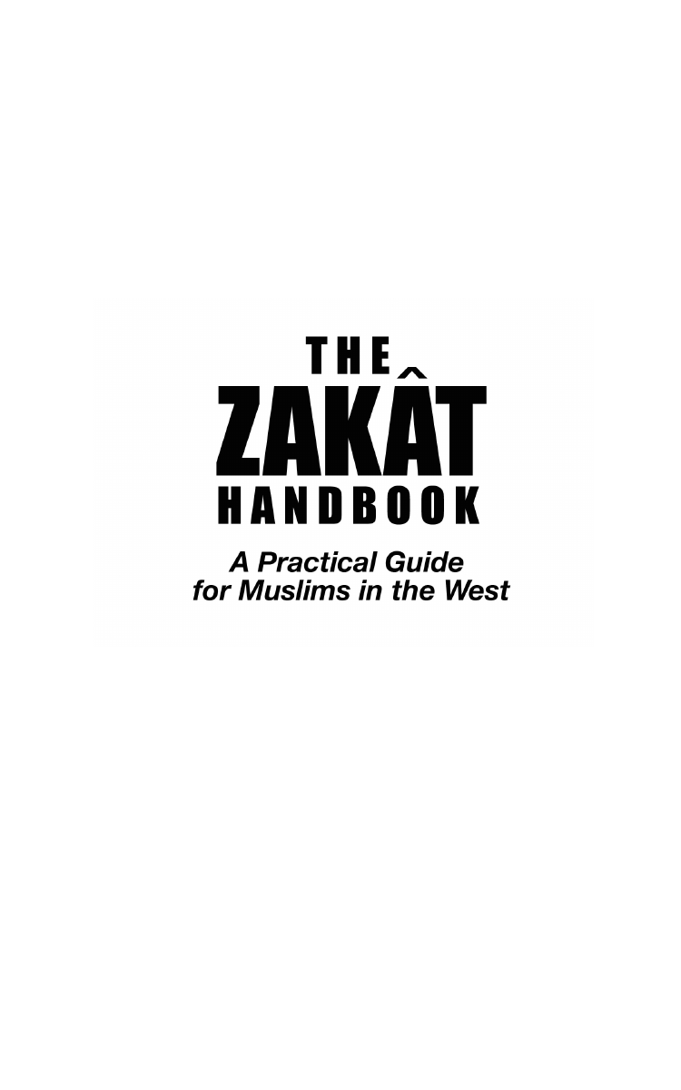 The Zakat Hand Book