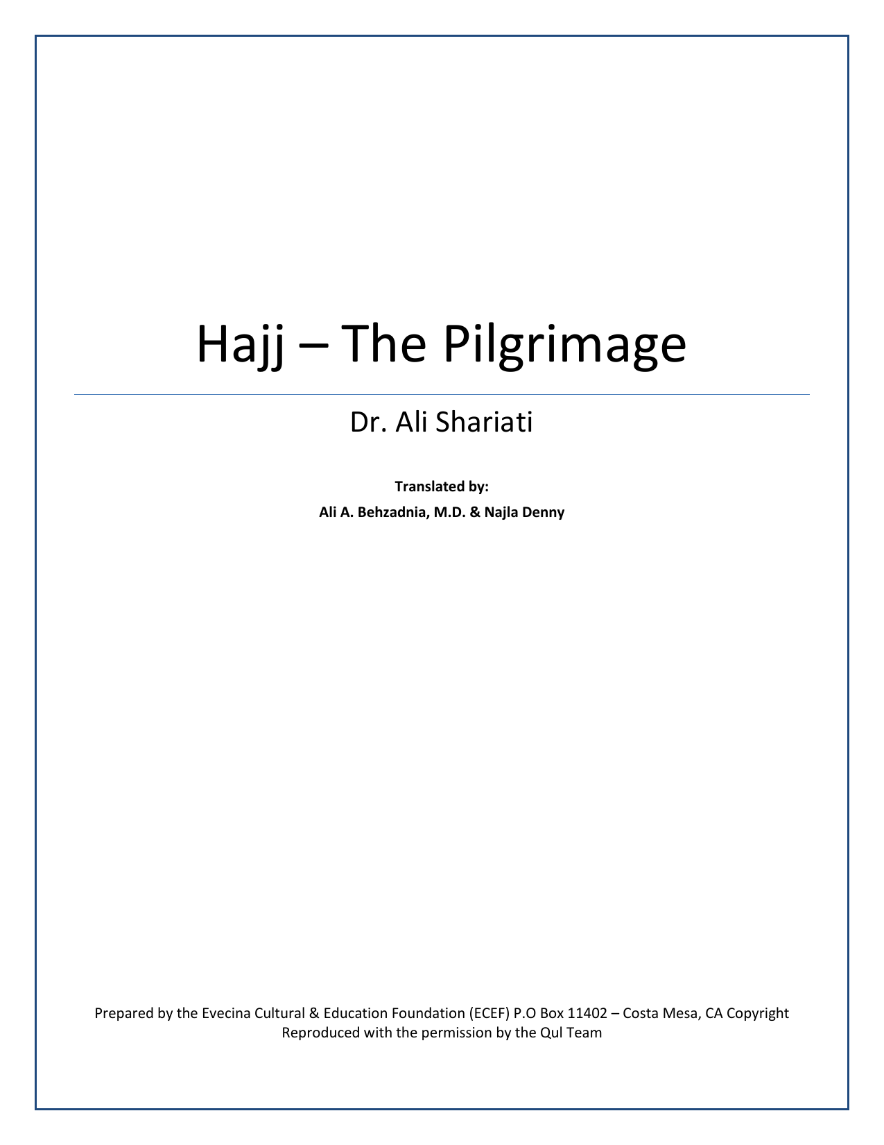 Hajj