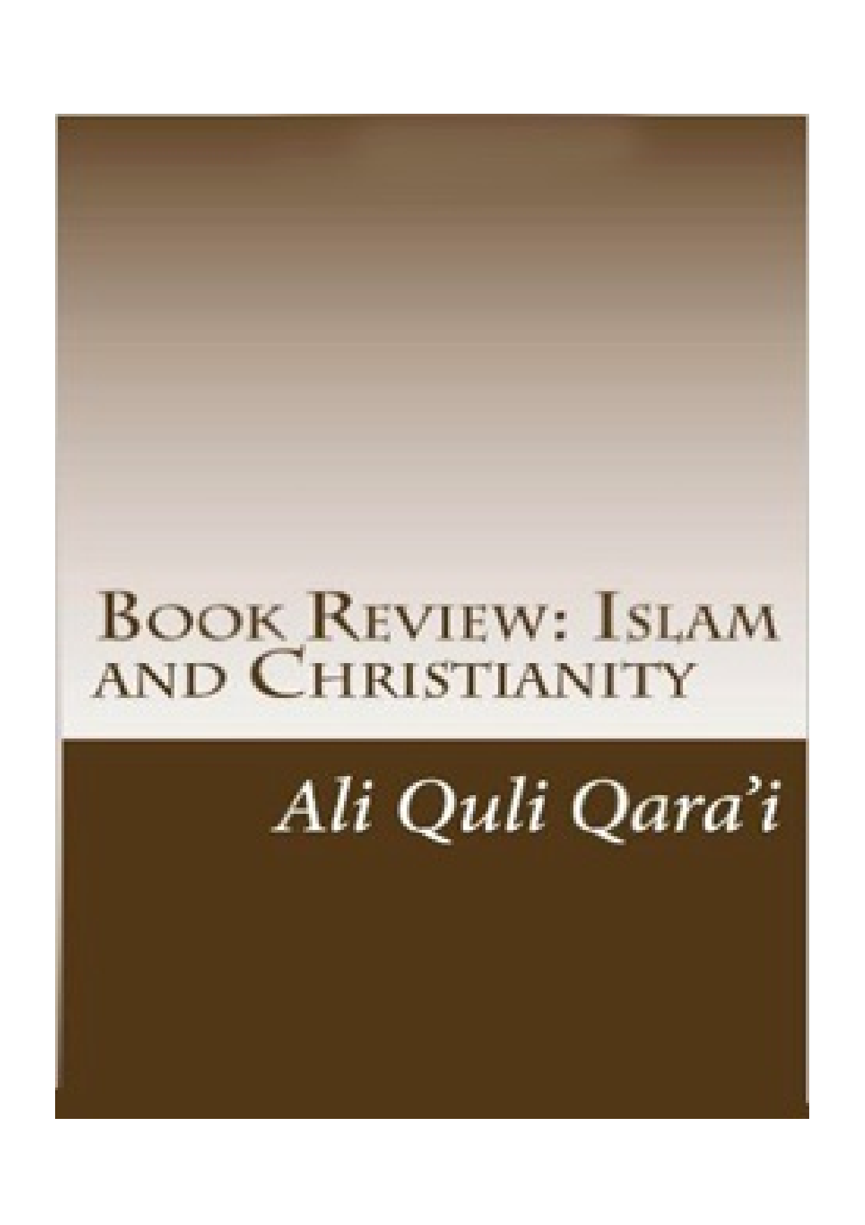 Islam And Christianity