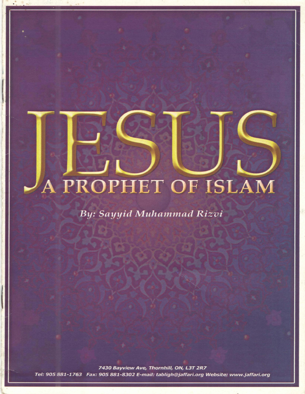 Jesus A Prophet Of Islam