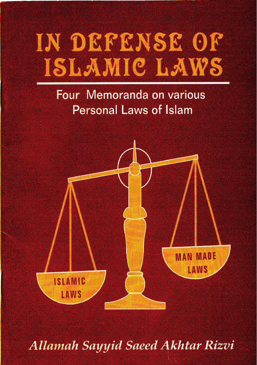 In Defence Of Islamic Laws